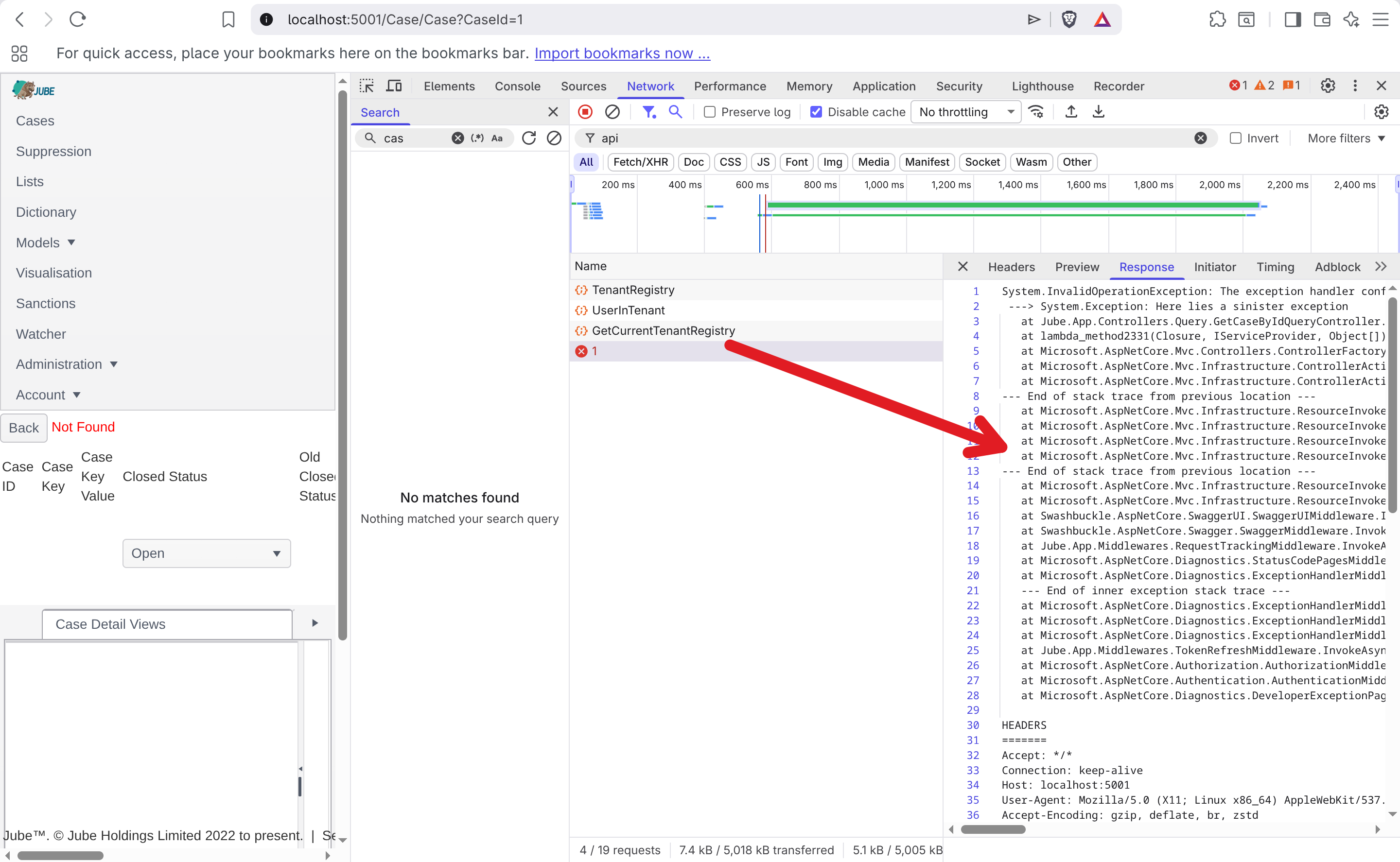 InDeveloperModeException