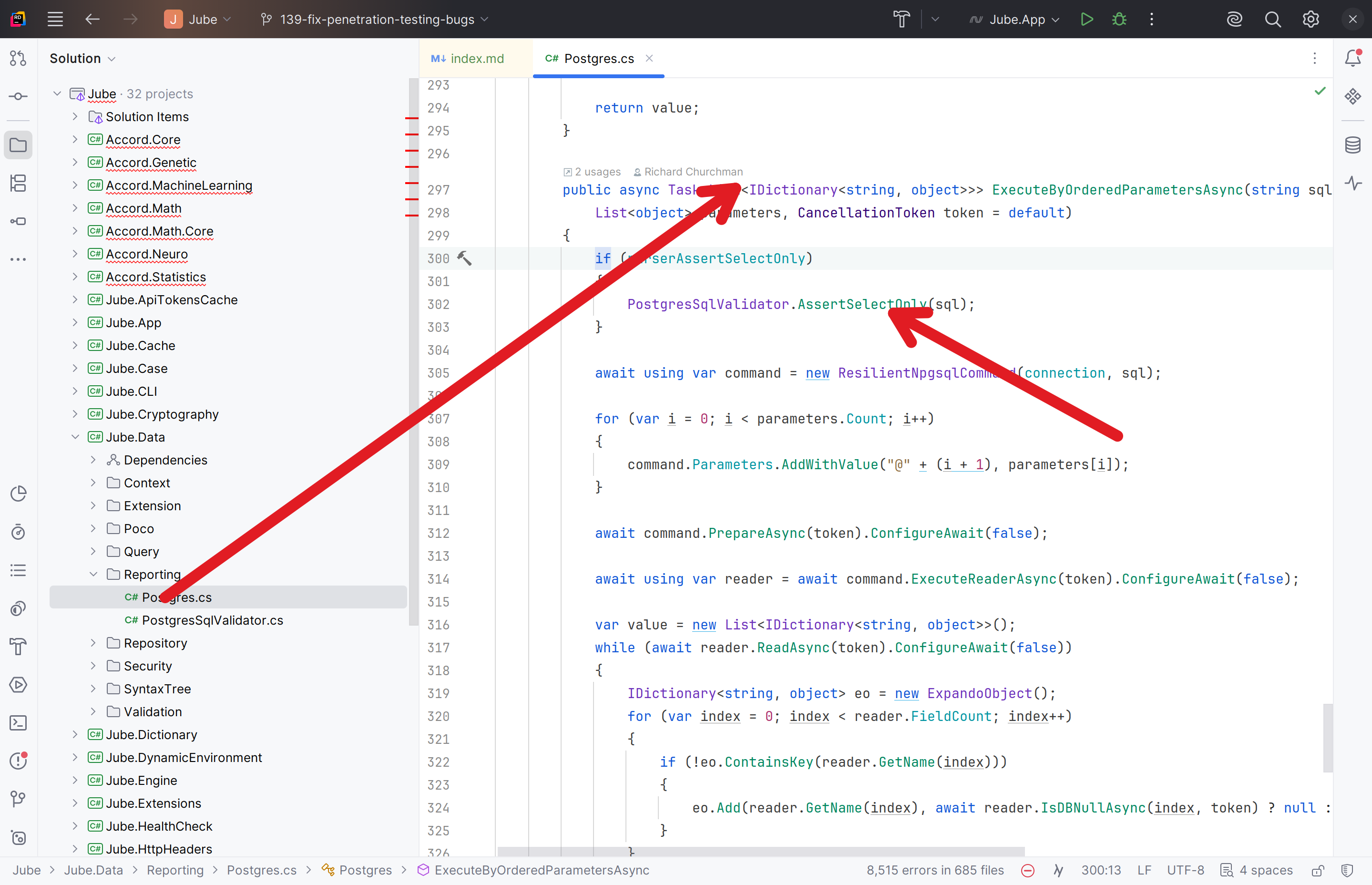 ScreenshotOfCallToParser
